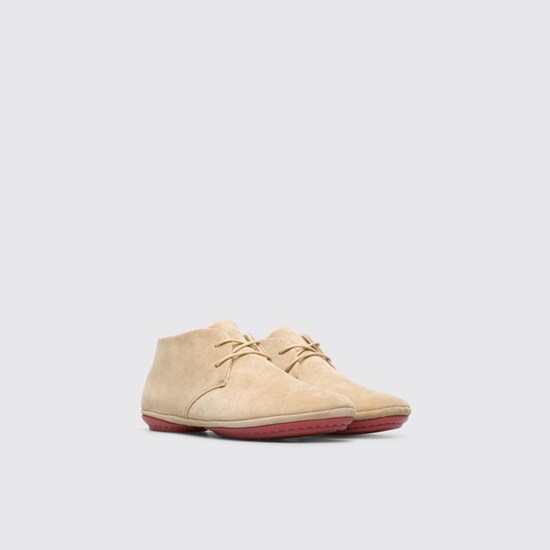 Camper Right Ankelstøvletter Dame Beige | KGRBS-2859