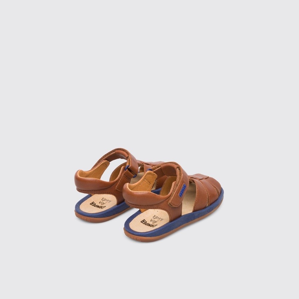 Camper Bicho Sandaler Gutt Brune | OGNVX-7982