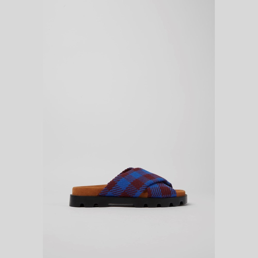 Camper Brutus Flate Sandaler Dame Multicolor | OMHLR-8734