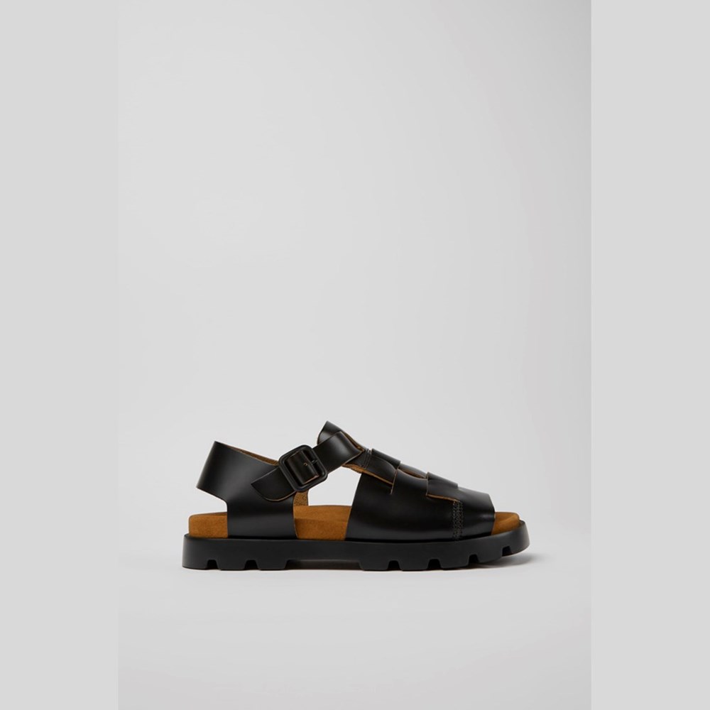 Camper Brutus Sandaler Herre Svarte | JSFVY-4195