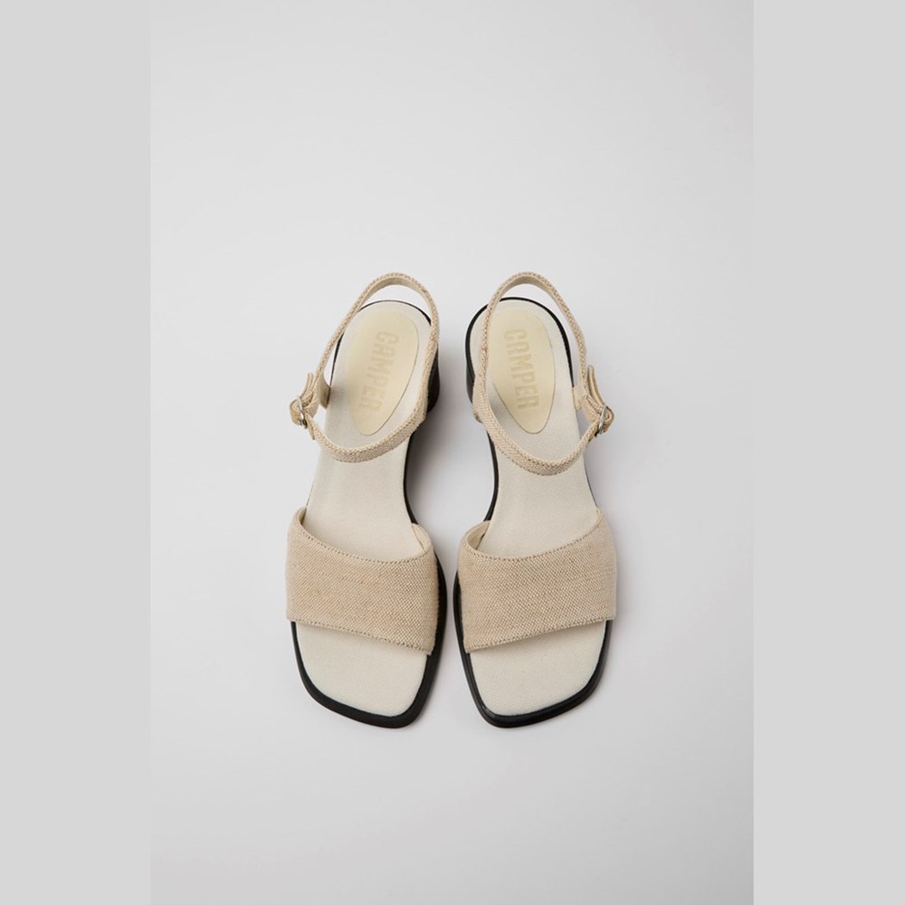 Camper Meda Sandaler med Hæl Dame Beige | GPNBW-0376