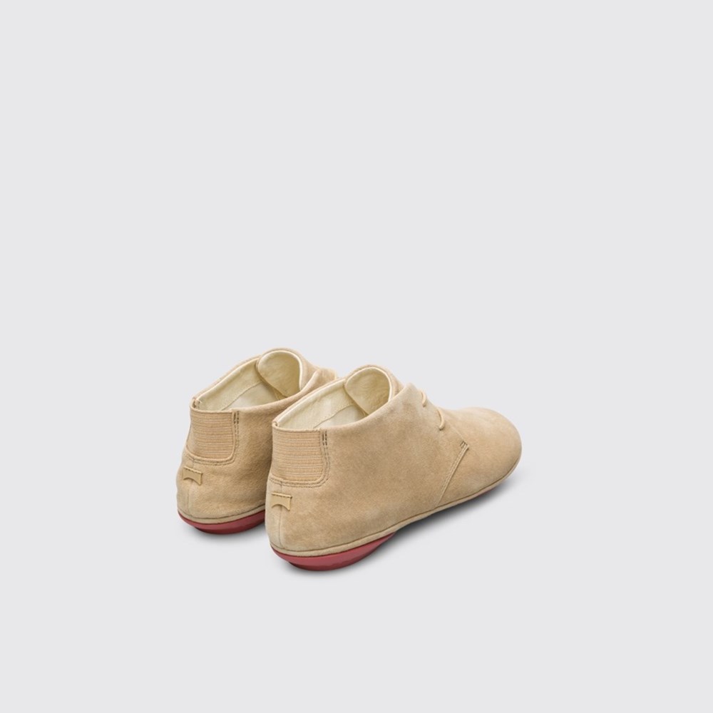 Camper Right Ankelstøvletter Dame Beige | KGRBS-2859