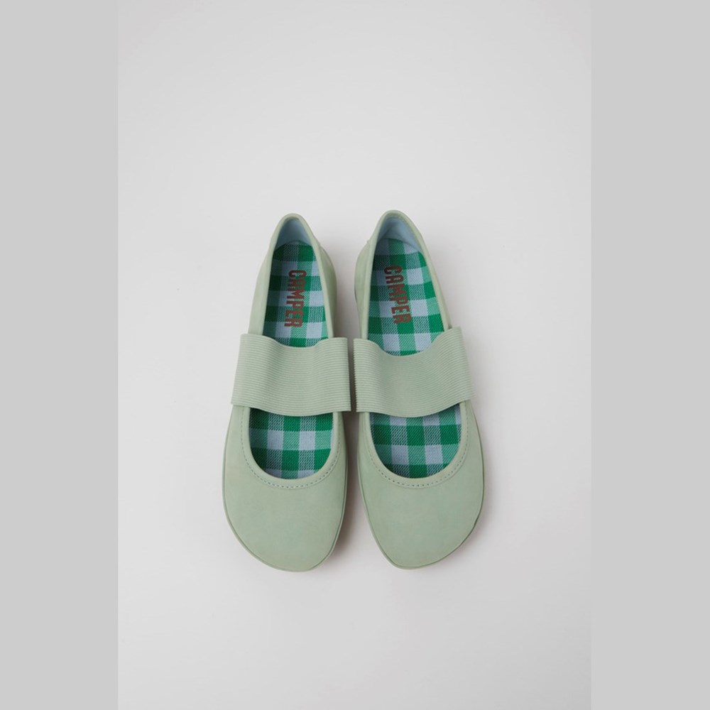 Camper Right Ballerinasko Dame Grønn | XYGJT-3957