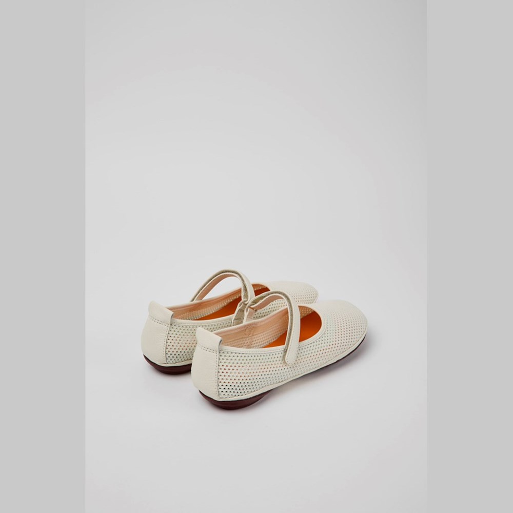 Camper Right Ballerinasko Dame Hvite | AFUOH-0895