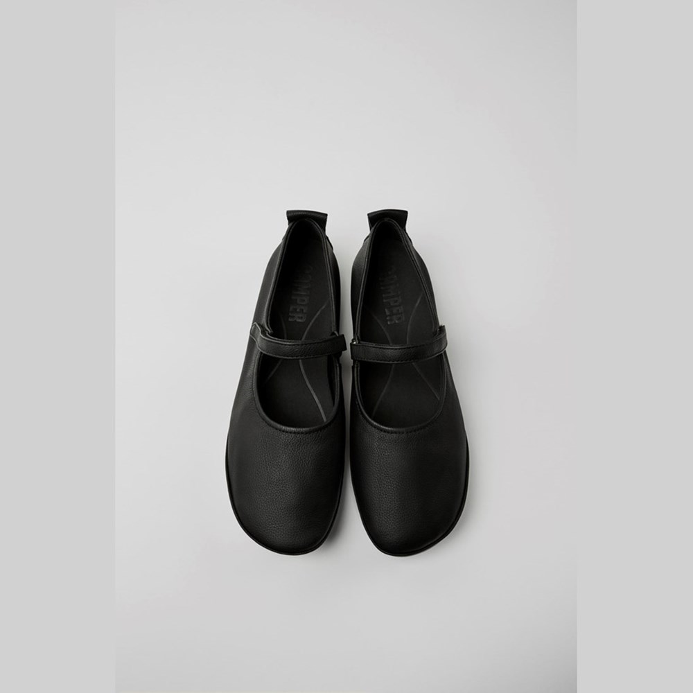 Camper Right Ballerinasko Dame Svarte | VXUNR-2397