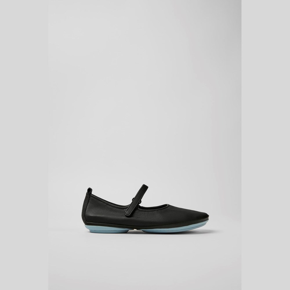 Camper Right Ballerinasko Dame Svarte | VXUNR-2397