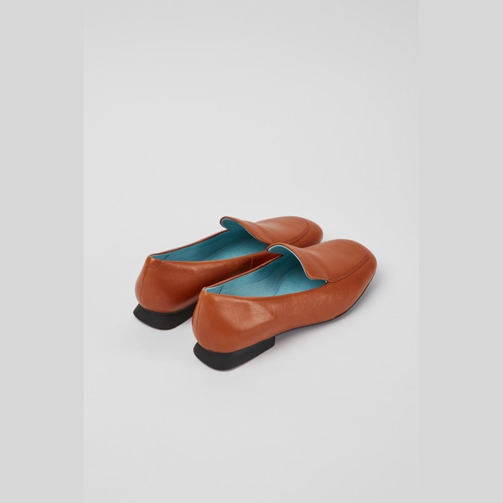 Camper Twins Ballerinasko Dame Brune | YXDZV-8740