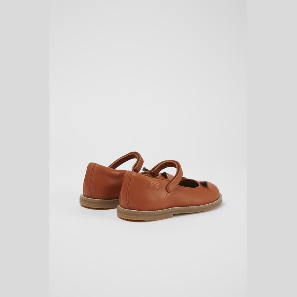 Camper Twins Ballerinasko Jente Brune | DHYFO-3748