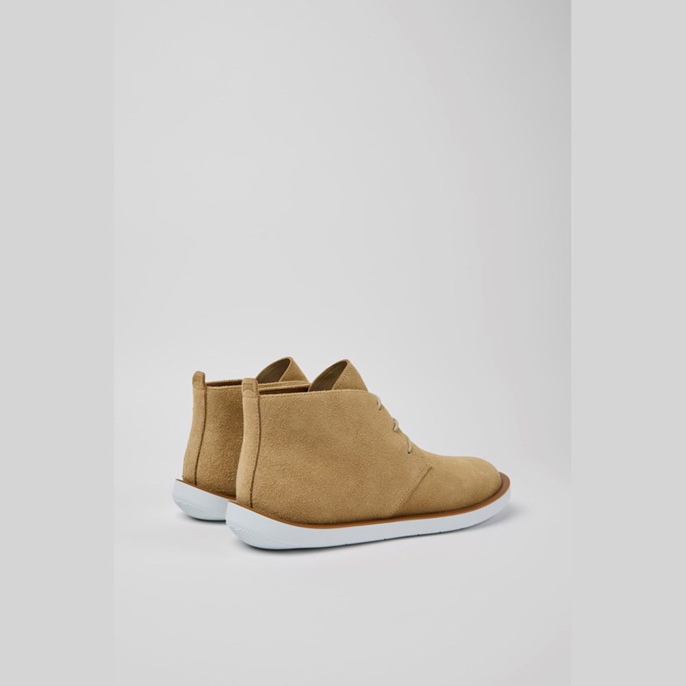 Camper Wagon Ankelstøvletter Herre Beige | SBNDM-4396