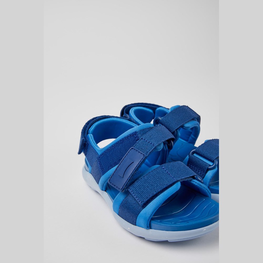 Camper Wous Sandaler Gutt Blå | NMRUF-2498